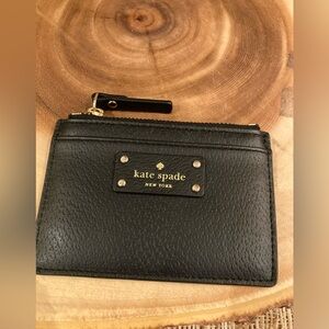 Kate Spade Grove Street Adi Card Holder Wallet - Black‎ New